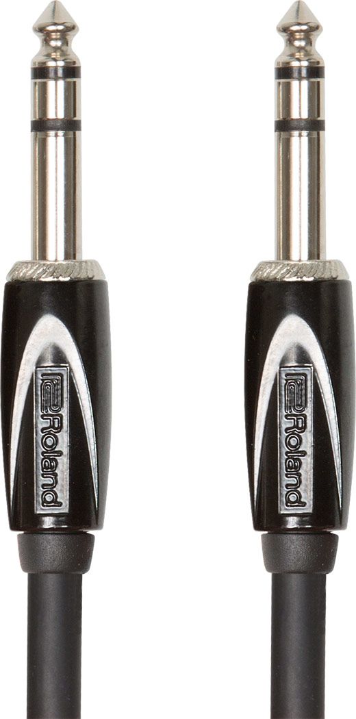 Roland RCC-10-TRTR Audio Cable 3m - 6.35mm TRS - Black