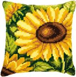 Vervaco Kruissteekkussen kit Zonnebloem