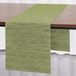 Tafelloper - Modern PVC Afwasbaar - Voor Buiten - Groen
