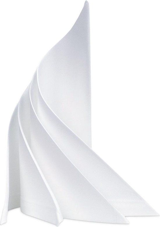 Treb Horecalinnen Servetten - 6 Stuks - Wit - 53x53cm - Katoen