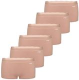 sloggi Dames shorts slip 6 pack Go Blush