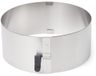 Patisse bague à tarte réglable inox avec verrouillage