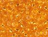 Japanse rocaillekralen zilver oranje, 2,2 mm 11/0, 100 g