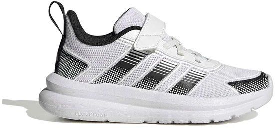Adidas Tensaur Run 4.0 Unisex Kinderen Lage Sneakers - Wit/Zwart - Maat 34