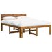 vidaXL Tweepersoonsbed met hoofdeinde ROSTOCK Naturel 120 x 200 cm