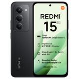 XIAOMI Redmi 15 5G, Smartphone 8+256GB, 6,9" FHD+ DotDisplay 144Hz, Snapdragon® 6s Gen 3, 6nm-proces, Octa-core CPU, 50MP Hoofdcamera, 7000mAh, Zwart, Oplader niet inbegrepen