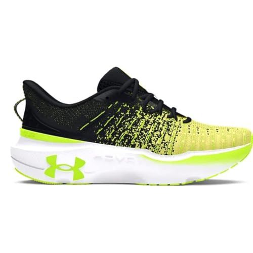 Under Armour HOVR Infinite Elite SS24 Hardloopschoenen - Black Sonic Yellow High Vis Geel