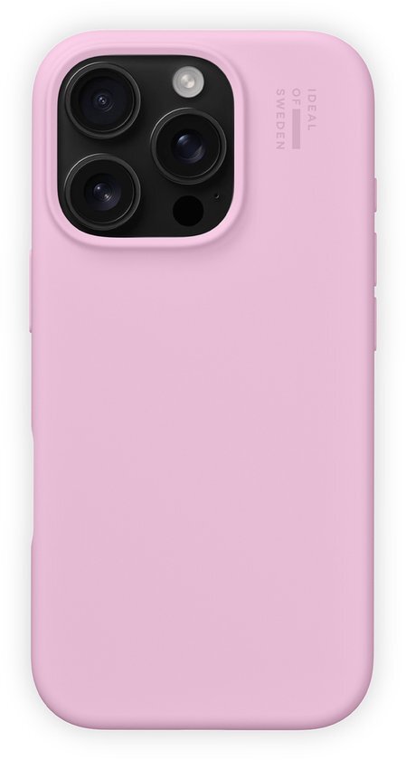 iDeal of Sweden Silicone Case met magnetische ring geschikt voor iPhone 16 Pro Max Bubblegum Pink