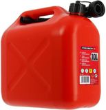 Cartec XL TECH Kunststof jerrycan - 10 liter - Rood - Inclusief tapkraantje