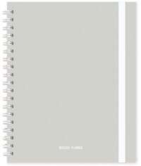 Mascha Planner - prikkelvrij | Weekplanner | 18 maanden | Hardcover | Licht grijs