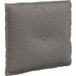 Coussin de dos gris clair 50 x 45 cm tissu en velours côtelé