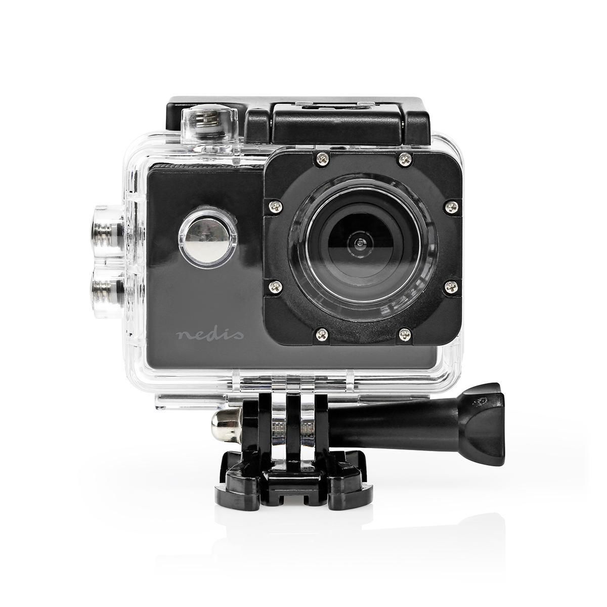 Nedis ACAM07BK Action Camera - 12MP, Full HD, Waterproof, Black