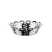 Alessi Rieten mand, geperforeerd, roestvrij staal 18/10, opbergmand, accessoires voor huis, nuttige accessoires, tafelhouder, cadeau-ideeën, Made in Italy, Design, 21 cm