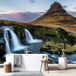 Papier peint panoramique Kirkjufell Island Waterfall - 390cm x 260cm