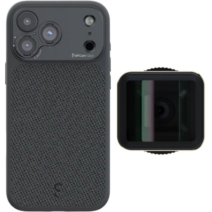 ShiftCam Camera Case S.Mount - iPhone 17 Pro Max (Dark) + LensUltra 1,55x Anamorphic