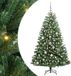 vidaXL Kunstmatige Hinged Kerstboom Groen 150 cm PVC en Metaal