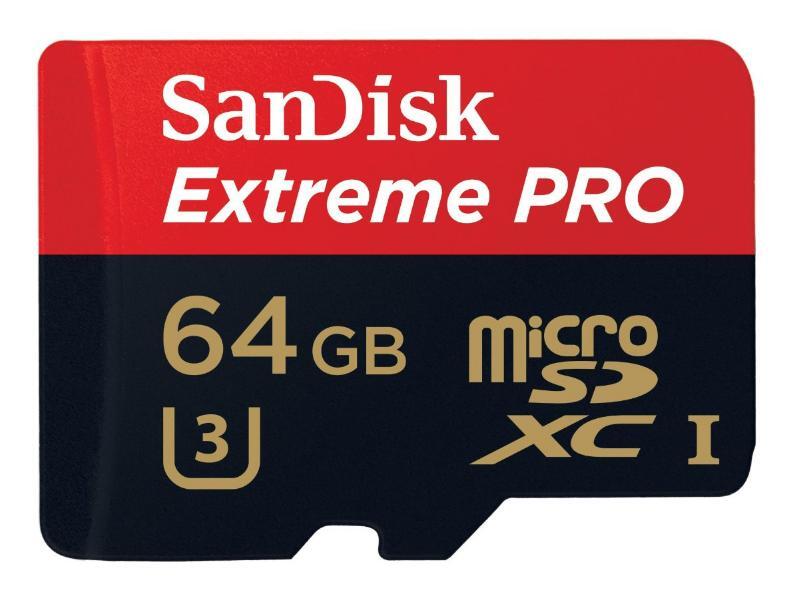 Sandisk 64GB, Extreme PRO microSDXC UHS-I