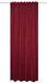HOMEbasics Thermogordijn Wolly met combiband | bordeaux 145 x 135 cm