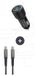 Thomson Chargeur + kit de câbles - Chargeur de voiture 60 W - Câble C vers C 65 W - 1,5 m