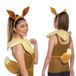 Disguise Dames Eevee kostuum voor volwassenen, brons, eenheidsmaat