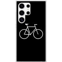 Samsung Galaxy S24 Ultra Bedrukt siliconen hoesje Bike hipster