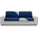 ECOMMERC3 Bi-elastische bankovertrek, maat M, blauw