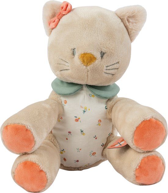 Nattou Kat Lana Knuffel - 30 cm - Zand Beige