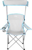 Nils Camp NC3087 - Campingstoel - Grijs - Met Luifel - Ergonomisch