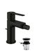 GROHE Lineare Eengreeps Bidetkraan met Klik-Clac Afvoerset, Mat Zwart