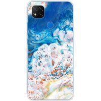 Xiaomi Redmi 9C Siliconen hoesje - marbre ocean
