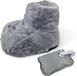 Luxema Chauffe-pieds électrique - Sans fil - Lavable - Bouillotte - Bouillotte - Gris