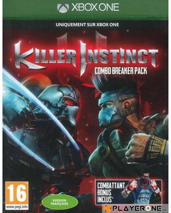 Merkloos Microsoft Killer Instinct-X1 Xbox One French EMEA 1 License Blu-ray Disc