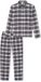 SCHIESSER Geweven Pyjama Dames Lange Mouw Geruit 100% Katoen XXL Multicolour 3