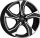 DEZENT Leichtmetallfelgen KB, dunkel, 7.5x19 Zoll, 5x114.3 Lochkreis, ET 54.5, schwarz/poliert