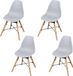 Judy Wild "Jena Junior" Set van 4 Kinderstoelen Grijs