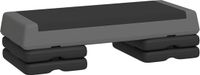 SPORTNOW stepboard - PE - 77L x 36B x 20,5H cm - grijs