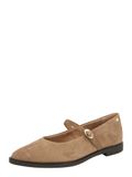Paul Green Ballerina met riempjes bruin