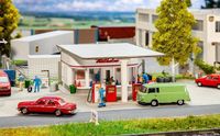 Faller - 50s Filling station - FA130590 - Modelbouwset