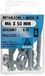 Deltafix M.schroef moer ck m6x50mm 6st