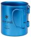 Snow Peak Dubbelwandige titanium mok 450 ml blauw