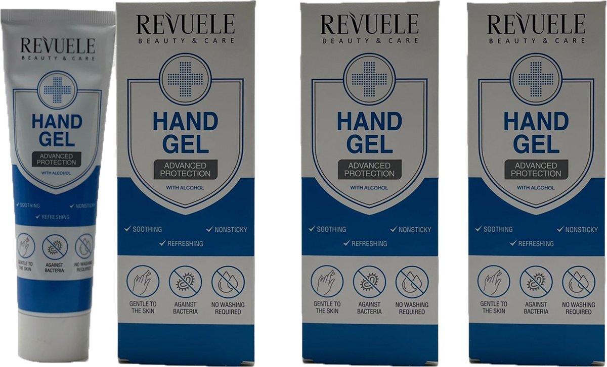 REVUELE Hand Gel 3 x 100ml- Voordeelverpakking