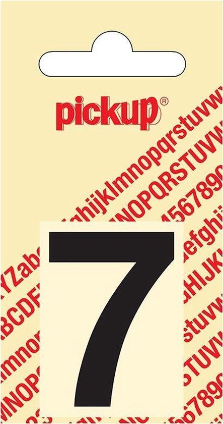 Pickup Plakcijfer Helvetica 40 mm - Zwart 7