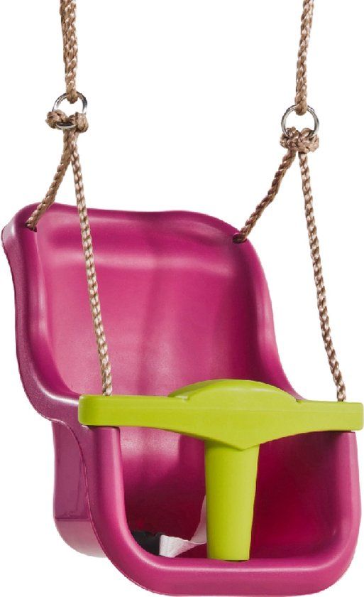 KBT Baby Schommelzitje Luxe - Paars/Lime