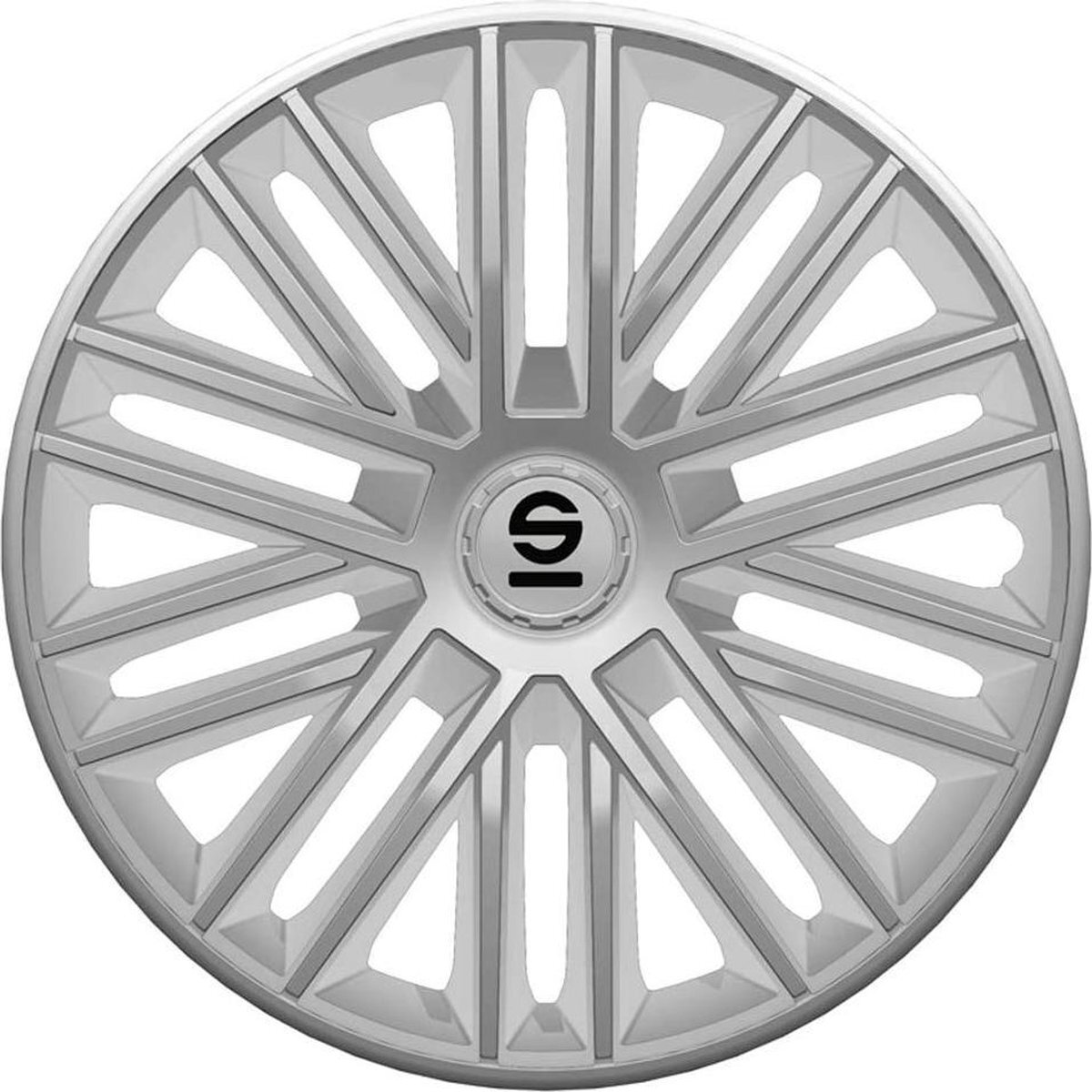 Sparco Wieldoppen Bergamo 15 Inch Abs Zilver 4 Stuks