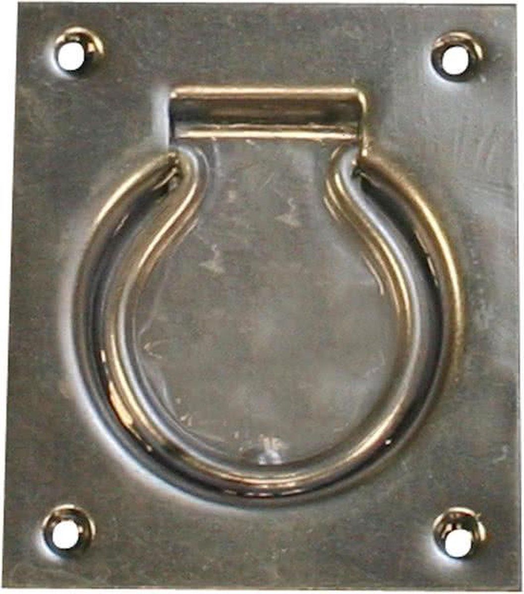 Dulimex luikring verzinkt - 75x90mm