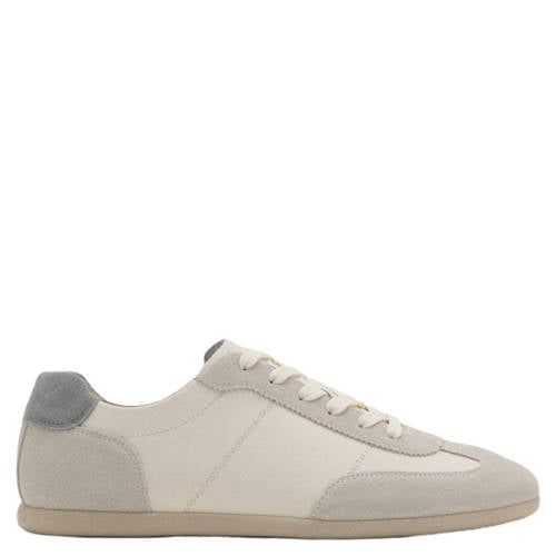Mango Man leren sneakers ecru