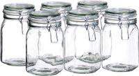 Bormioli Mäser Gothika 925340 Inmaakpotten 1 L, Set van 6
