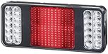 HELLA 2VP 345 900-201 Achterlicht - Coluna - LED - 24V - Opbouw/Geschroefd - Lenskleur: Transparent - LED lichtkleur: Rood/Wit/Geel - Kabel: 500mm - links/rechts - Aantal: 1