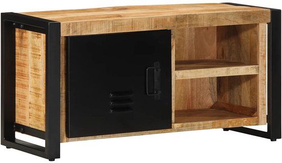 vidaXL Tv-meubel 80x30x40 cm massief ruw mangohout