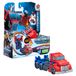 Transformers Toys EarthSpark Optimus Prime 1-Step Flip Changer 10 cm actiefiguur, robotspeelgoed vanaf 6 jaar